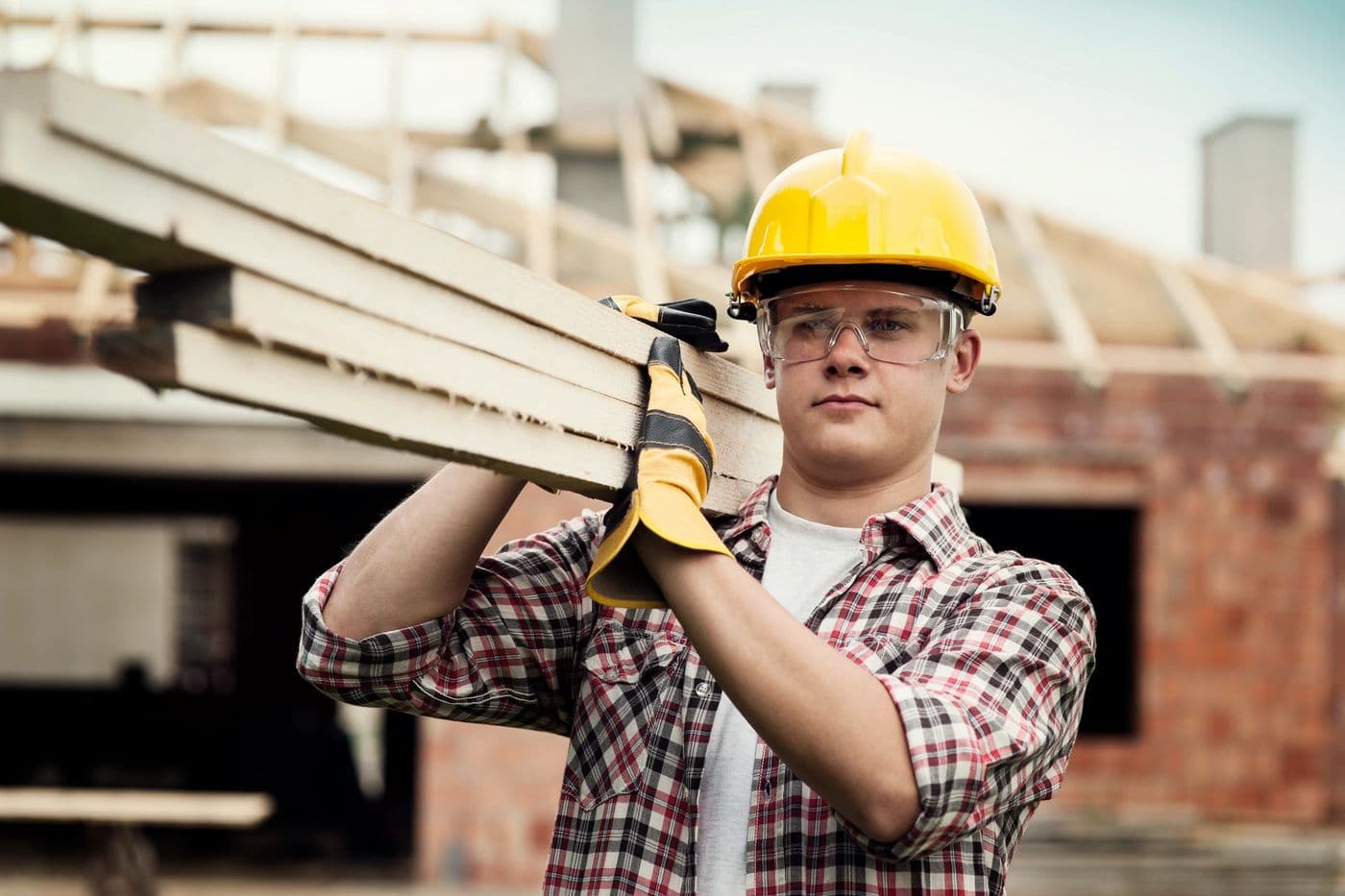 Workers on site